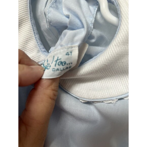 Funtasia! Too Dress Light Blue White Girl's Sz 4T Rounded Collar Lightweight - Picture 8 of 8